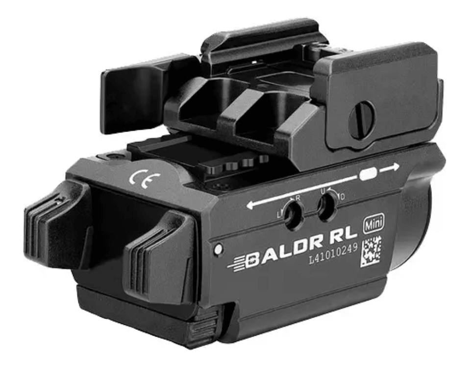 Фонарь с ЛЦВ Olight Baldr Mini Red Laser Black Фото 2
